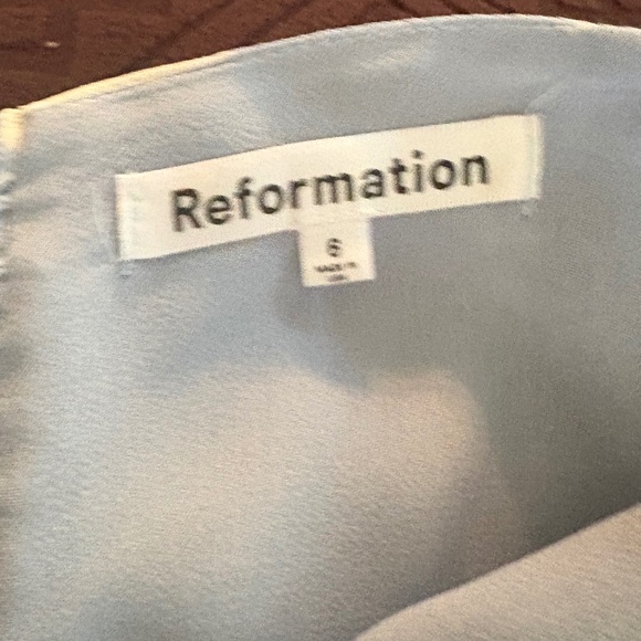 Reformation Arta Strapless Dress, size 6 - Picture 6 of 9